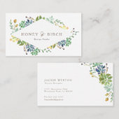 水お洒落色 |名刺 名刺 (正面/裏面)