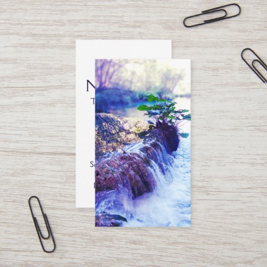 水かすみ 名刺 (正面/裏面インサイチュ)