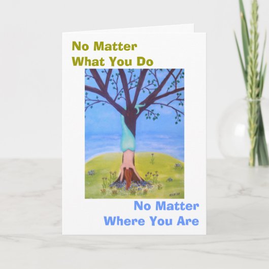 水から人魚の勇気付けられるカード カード (正面)