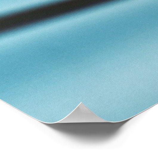 水から作られた抽象芸術波の波紋の背景 ポスター (角)