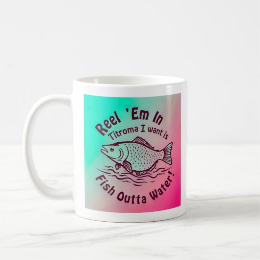 水から出た魚 コーヒーマグカップ (左)