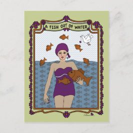 水から出た魚_A_はがき ポストカード