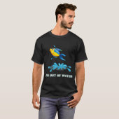 水から出た魚 Tシャツ (正面フル)