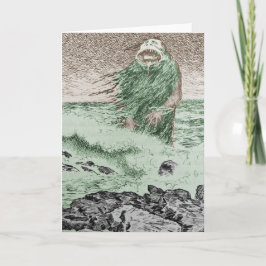 水から出ているモンスター カード