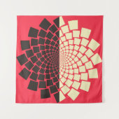 水から出てくる花、または立ち上がる花。 タペストリー (正面(横))