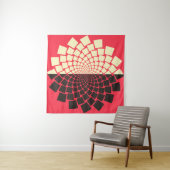 水から出てくる花、または立ち上がる花。 タペストリー (インサイチュ)