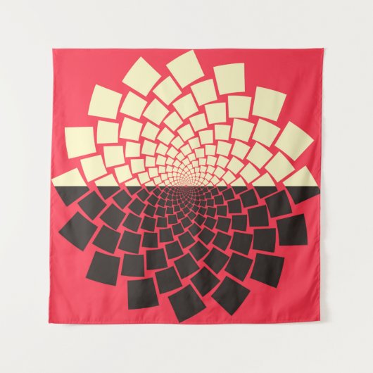 水から出てくる花、または立ち上がる花。 タペストリー (正面)