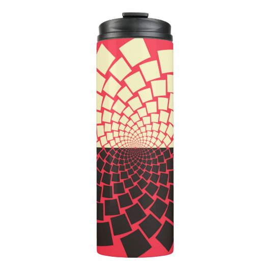 水から出てくる花、または立ち上がる花。 タンブラー (正面)