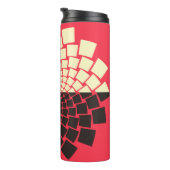 水から出てくる花、または立ち上がる花。 タンブラー (回転右)