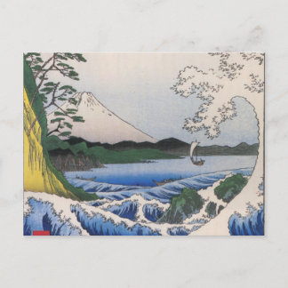 水から見た富士山(19世紀頃) ポストカード