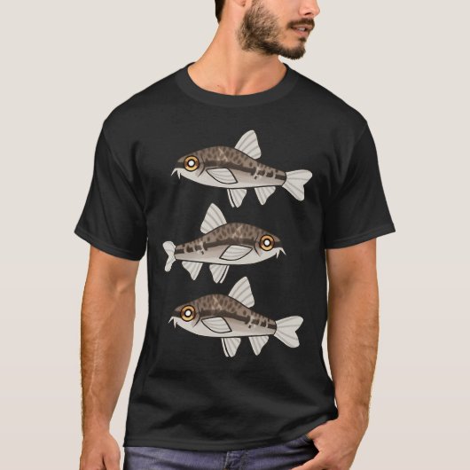 水から魚を救出 / 釣り Tシャツ (正面)