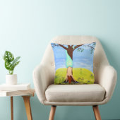 "水から"人魚のファンタジーの芸術 クッション (椅子)