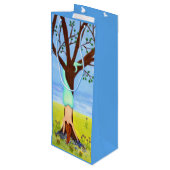 "水から"人魚の芸術 ワインギフトバッグ (裏面アングル)