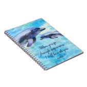 水かわいらし彩イルカ| Journalノートブック ノートブック (右側)