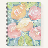 水かわいらし彩花手帳 ノートブック (正面)
