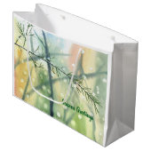 水かわいらし色の季節抱き枕 ラージペーパーバッグ (正面アングル)