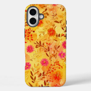 水かわいらし色の野花 iPhone 16 PLUSケース