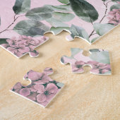 水かわいらし色の鳥の花クリスチャン聖なる書物、 経典 ジグソーパズル (側面)