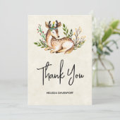 水かわいらし色の鹿を倒すありがとう サンキューカード (スタンド正面)