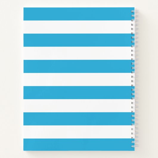 水かわいらし色イルカパーソナライズされた類 ノートブック (裏面)