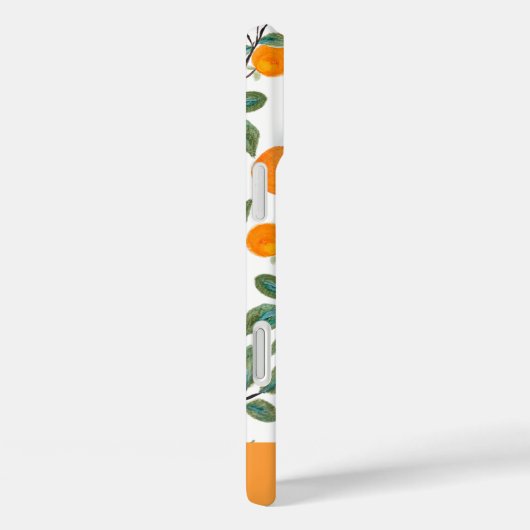 水かわいらし色オレンジシトラスパーソナライズされた Case-Mate iPhoneケース (裏面 / 右)