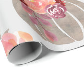 水かわいらし色カボチャ赤ちゃんシャワー ラッピングペーパー (ロールコーナー)