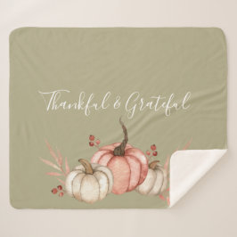 水かわいらし色カボチャon Sage シェルパブランケット