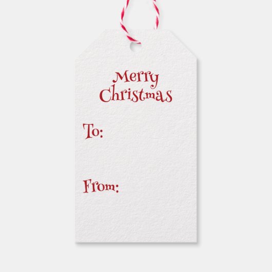 水かわいらし色クリスマスヒツジとバ素朴ーン ギフトタグ (裏面)