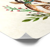 水かわいらし色ディアボホビジネスキッチン ポスター (角)