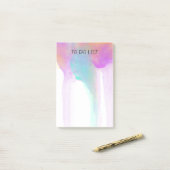 水かわいらし色デザインカスタムpost it note ポストイット (デスク上)