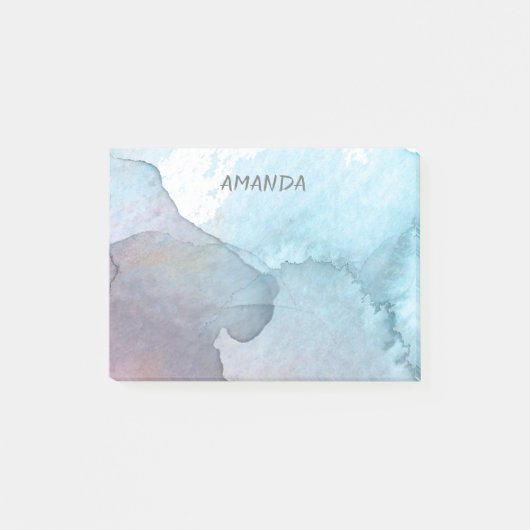 水かわいらし色デザインカスタムpost it note ポストイット (正面)