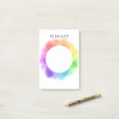 水かわいらし色デザインカスタムpost it note ポストイット (デスク上)