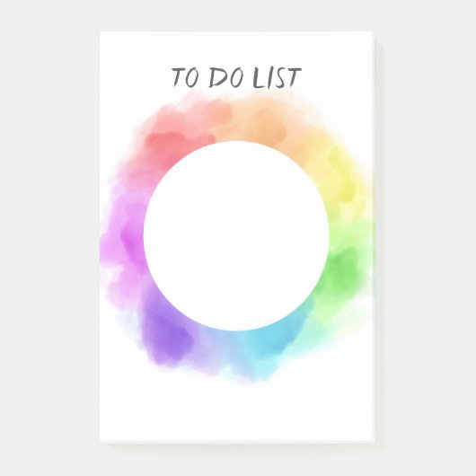 水かわいらし色デザインカスタムpost it note ポストイット (正面)