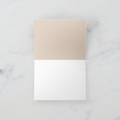 水かわいらし色ハミングバードフローラ幾何学模様 サンキューカード (内部)