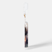 水かわいらし色ハロウィーンブラックキットン iPhoneケース (左側面)