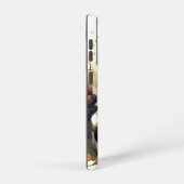 水かわいらし色ハロウィーンブラックキットン SAMSUNG GALAXYケース (右側面)