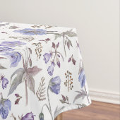 水かわいらし色パステルバイオレットフラワーズガーデン テーブルクロス (インサイチュ)