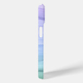 水かわいらし色パターン青グラデーション抽象芸術 Case-Mate iPhoneケース (裏面 / 右)