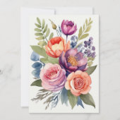 水かわいらし色フラワーフローラ盛り合わせ花束 シーズンカード (正面)