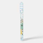 水かわいらし色フローラとストライプカスタム写真 Case-Mate iPhoneケース (裏面 / 左)