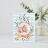 水かわいらし色フローラカスタム写真 ポストカード (スタンド正面)