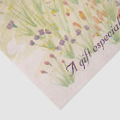 水かわいらし色フローラティッシュペーパー 薄葉紙 (詳細)