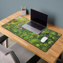 水かわいらし色フローラブッシュグラフィック絵を描アート デスクマット