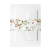 水かわいらし色フローラモダン 招待状ベリーバンド (正面例)