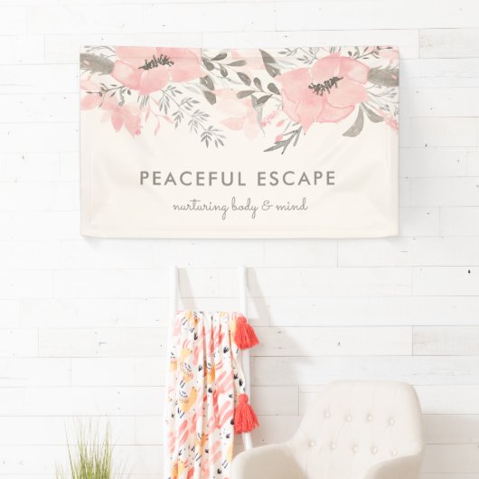 水かわいらし色フローラ赤面とトープ 横断幕 (インサイチュ)