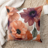 水かわいらし色フローラ クッション (ブランケット)