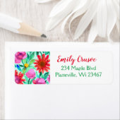 水かわいらし色フローラ ラベル (インサイチュ)