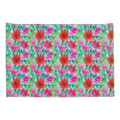 水かわいらし色フローラ 枕カバー (裏面-右)