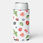 水かわいらし色ベリーパターン スリム缶クーラー (Seltzer裏面)