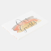 水かわいらし色ミニマル結婚リスト ゲストブック (コーナー)